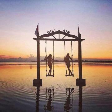 Gili Maya Cottages Gili Air Exteriör bild